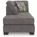Olten Graphite 2 Piece Super Chaise