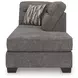 Olten Graphite 2 Piece Super Chaise