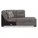 Olten Graphite 2 Piece Super Chaise
