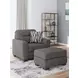 Olten Graphite Oversized Chair