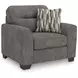 Olten Graphite Oversized Chair