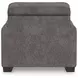 Olten Graphite Oversized Chair