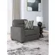 Olten Graphite Oversized Chair