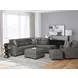 Olten Graphite 2 Piece Modular Sectional with RAF Chaise