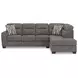 Olten Graphite 2 Piece Modular Sectional with RAF Chaise
