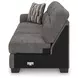 Olten Graphite 2 Piece Modular Sectional with RAF Chaise