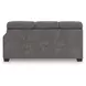 Olten Graphite 2 Piece Modular Sectional with LAF Chaise