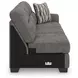 Olten Graphite 2 Piece Modular Sectional with LAF Chaise