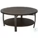 Havenstead Dark Brown Round Coffee Table