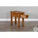 Cozy Luxe Beige 15" Rectangular Chair Side Table