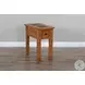 Cozy Luxe Beige 15" Rectangular Chair Side Table