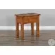 Cozy Luxe Beige 15" Rectangular Chair Side Table