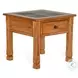 Crimson Ridge Beige Square End Table with Drawer