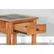 Crimson Ridge Beige Square End Table with Drawer