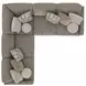 Turner Mushroom 3 Piece Sectional