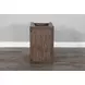 Velden Hollow Natural Rectangular Chair Side Table