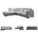 Clairette Court Alloy 2 Piece Sectional with LAF Chaise
