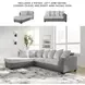 Clairette Court Alloy 2 Piece Sectional with LAF Chaise