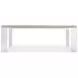 Modulum Polished Stainless Steel And Sahara Extendable Dining Table