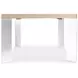 Modulum Polished Stainless Steel And Sahara Extendable Dining Table