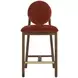 Claribel Opera Spice Upholstered Counter Height Stool