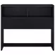Westpark Black Full Storage Bookcase Headboard