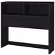 Westpark Black Full Storage Bookcase Headboard
