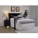 Westpark Black Full Storage Bookcase Headboard