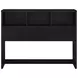 Westpark Black Queen Storage Bookcase Headboard