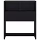 Westpark Black Twin Storage Bookcase Headboard