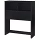 Westpark Black Twin Storage Bookcase Headboard