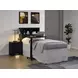 Westpark Black Twin Storage Bookcase Headboard