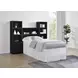 Westpark Black Twin Storage Bookcase Headboard