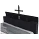 Tisdall Black California King Upholstered Panel Bed with USB Charging and Hidden TV Mount