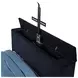 Tisdall Black Queen Upholstered Panel Bed with USB Charging and Hidden TV Mount
