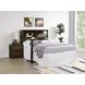 Westpark Dark Pine Full Storage Bookcase Headboard