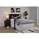 Westpark Dark Pine Full Storage Bookcase Headboard