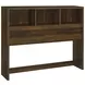 Westpark Dark Pine Queen Storage Bookcase Headboard