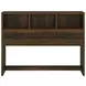 Westpark Dark Pine Queen Storage Bookcase Headboard