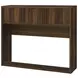 Westpark Dark Pine Queen Storage Bookcase Headboard