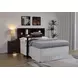 Westpark Dark Pine Queen Storage Bookcase Headboard