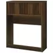 Westpark Dark Pine Twin Storage Bookcase Headboard