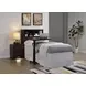 Westpark Dark Pine Twin Storage Bookcase Headboard
