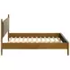 Mason Light Brown Full Upholstered Platform Bed
