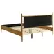 Mason Light Brown King Upholstered Platform Bed