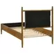 Mason Light Brown Twin Upholstered Platform Bed