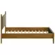 Mason Light Brown Twin Upholstered Platform Bed