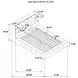 Dreux Cream Queen Upholstered Platform Bed with Hidden Storage and LED