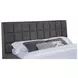 Dreux Gray King Upholstered Platform Bed with Hidden Storage and LED