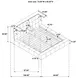 Dreux Gray California King Upholstered Platform Bed with Hidden Storage and LED